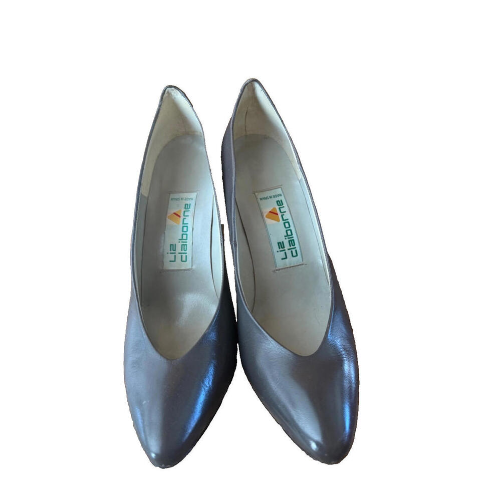 Liz Claiborne Shoes for Women Gray Sleep On 3 1/5" Heel